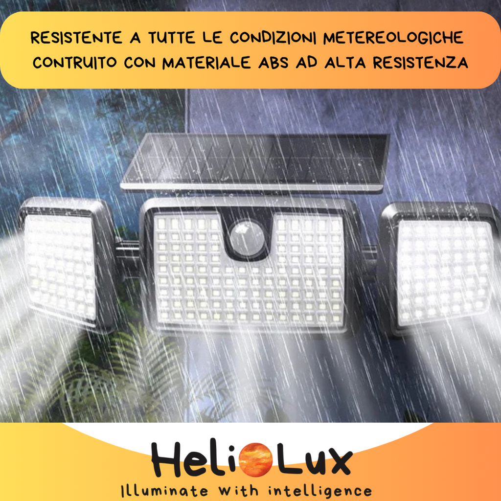 Luci Led per esterno ricarica solare - Helio Lux™